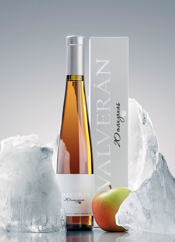 Sidra de hielo Valverán 20 Manzanas
