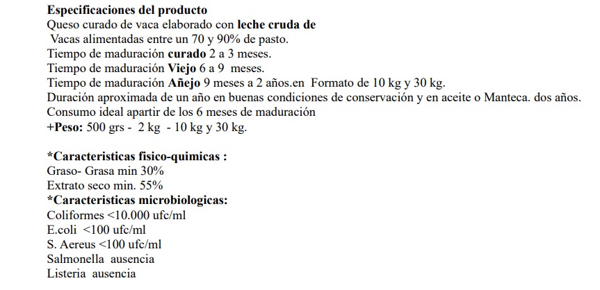 Queso viejo de vaca Gomber - Imagen 3