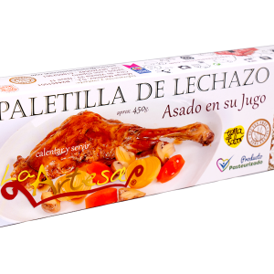 Paletilla de lechazo asada en su jugo