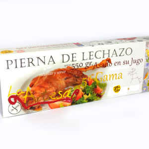 Pierna de Lechazo asada en su jugo